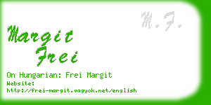 margit frei business card